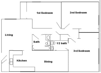 3BR/1.5BA - The Clearing