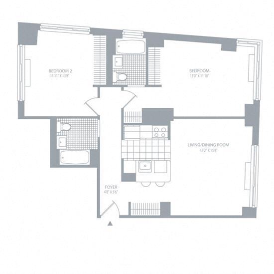 Floorplan - 111 Worth