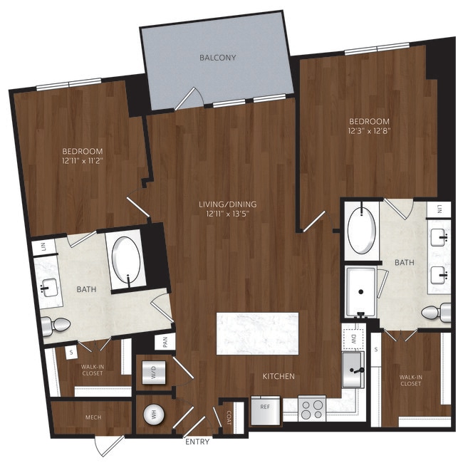Floorplan - The Park at Katy Trail