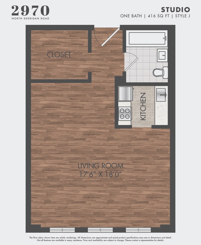 Floorplan - 2970 N Sheridan