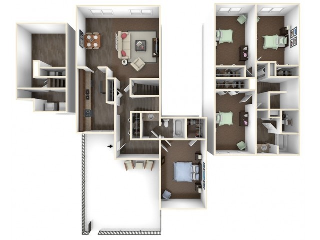 Floorplan - Chapel Hill Apartments