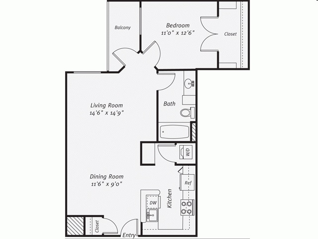 1BR/1BA - Wes on Western