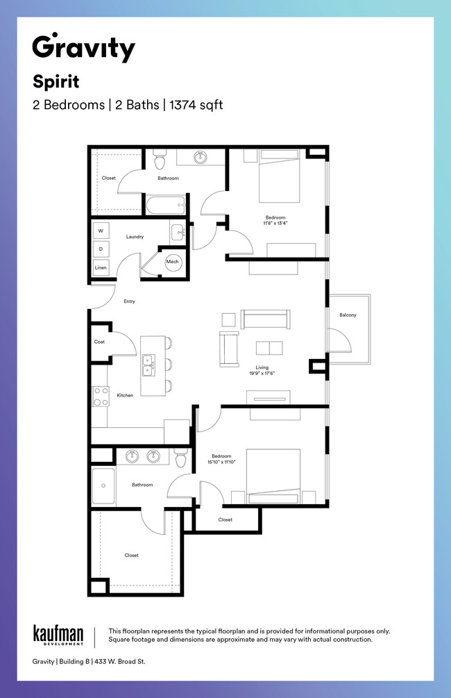 Floorplan - Building B at Gravity