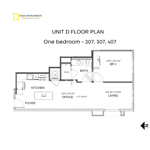 PLAN D - 07 - 1BR - Asano on Ivy