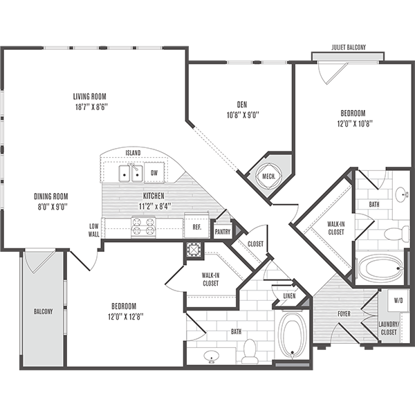 Floorplan - The Tala at Washington Hill