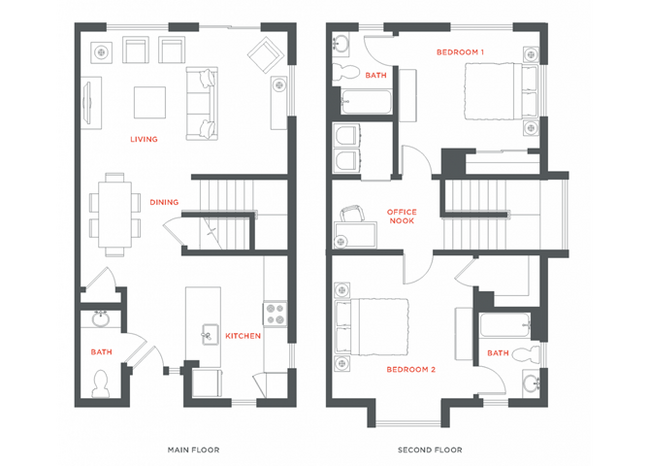 Floorplan - Field House at Bay Meadows