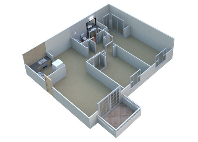 Floorplan - French Quarter - Southfield, MI