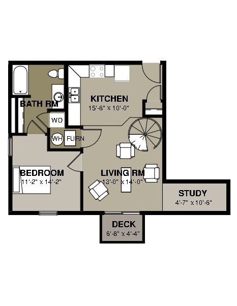 Floorplan - 210 Gray - Sunset View