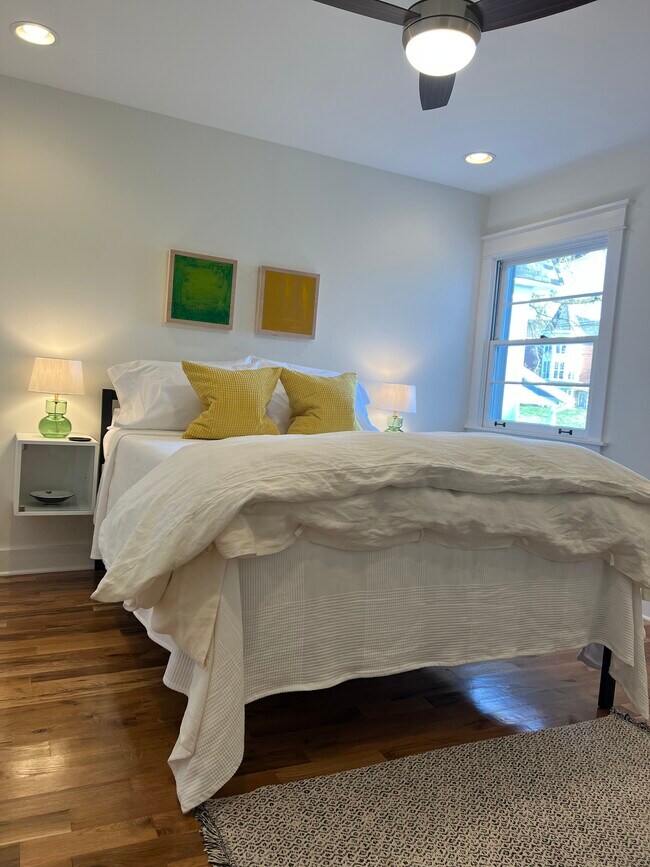 First Bedroom Hardwood Floors - 2041 Payne St