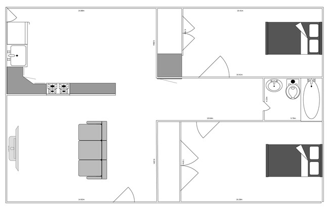 Loose Floor Plan - 912 Hudson Ave