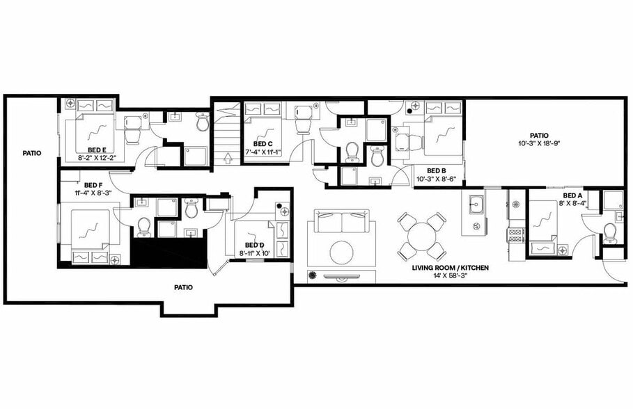 Building Photo - Room in Shared 6 bed/6.5 bath home