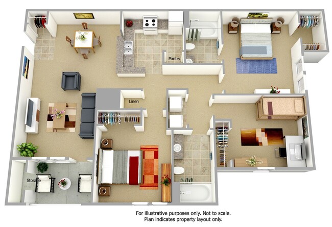 Floorplan - Chestnut Ridge Apartments