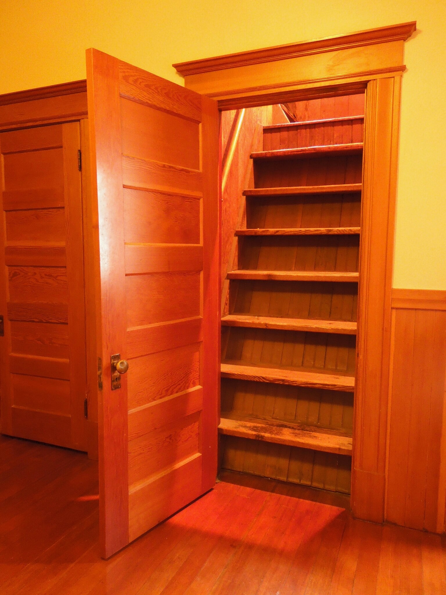 Steps to attic - 264 N 13th St