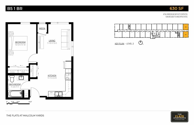 Floorplan - Flats at Malcolm Yards