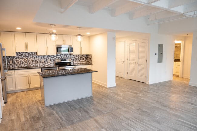 2301 | Kitchen & Living - ArriveKC Condos