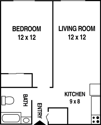 Floorplan - Willow Glen Apartments