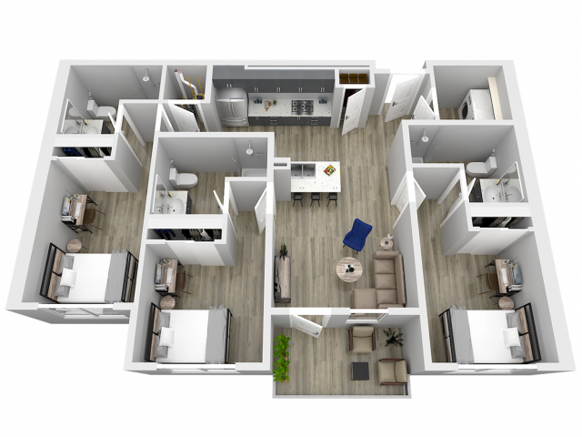 3D image of Floor Plan - 320 West Mag