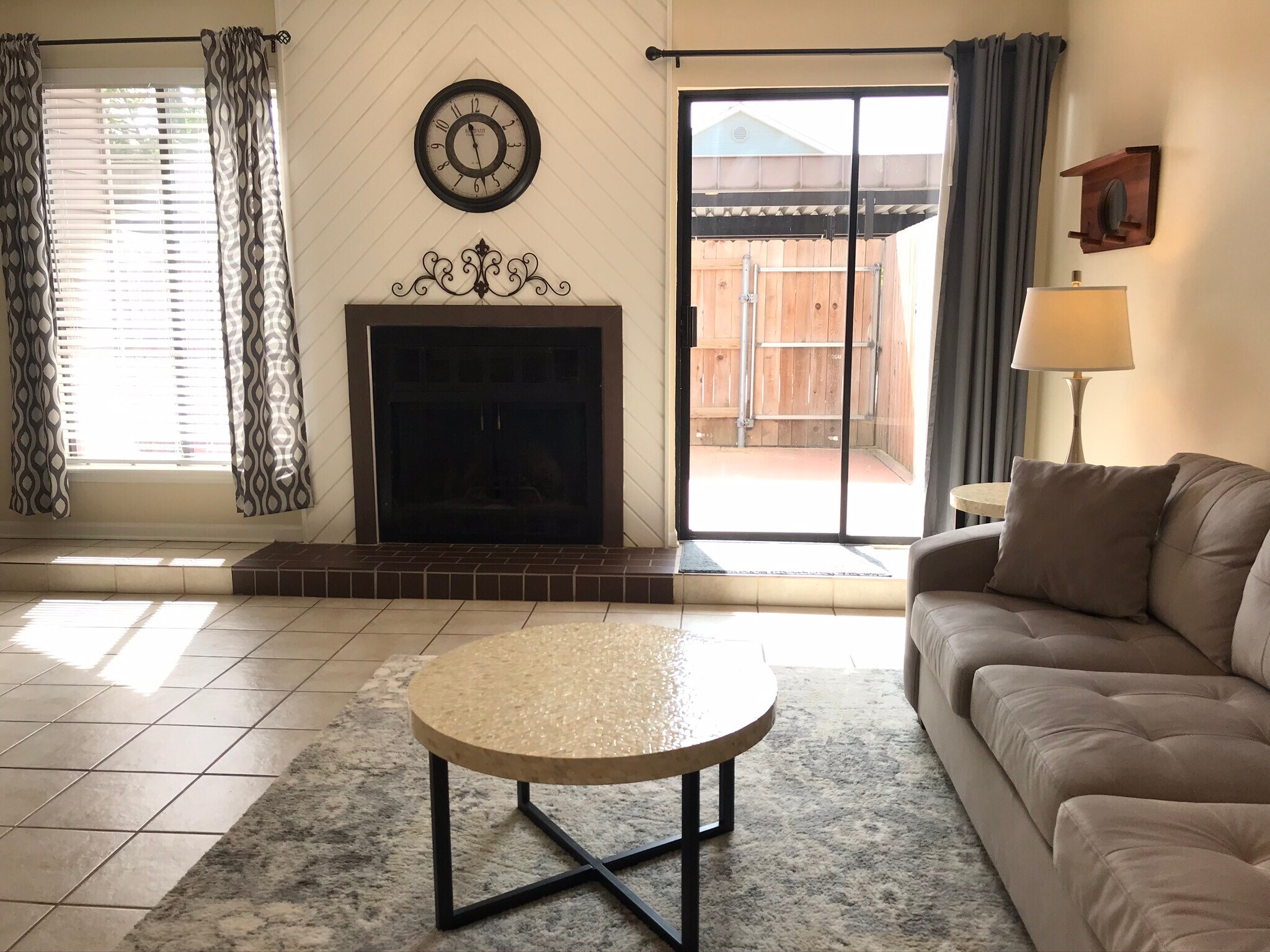 Private patio and covered parking - 500 Aries Dr
