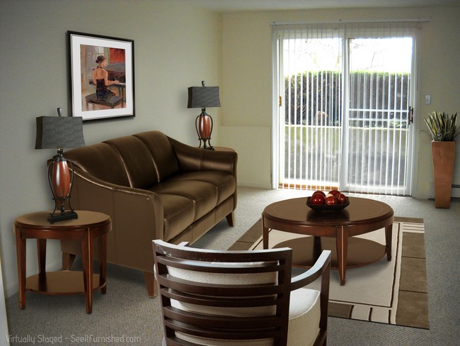 Living Room Bedroom - Stonebridge Apartments