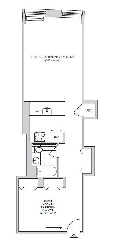 Floorplan - 70 Pine Apartments