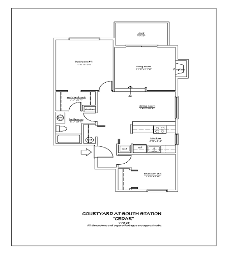 Floorplan - Courtyard at South Station