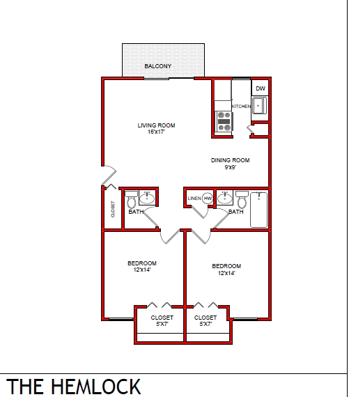 Hemlock - Camelot East Apartments