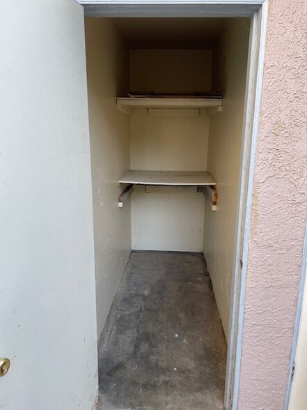 Included Storage unit - 5440 Capistrano Ave