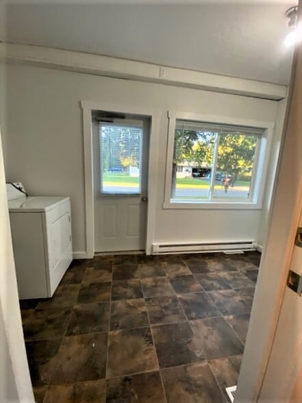 Main floor laundry washer and dryer - 6511 Cedar St