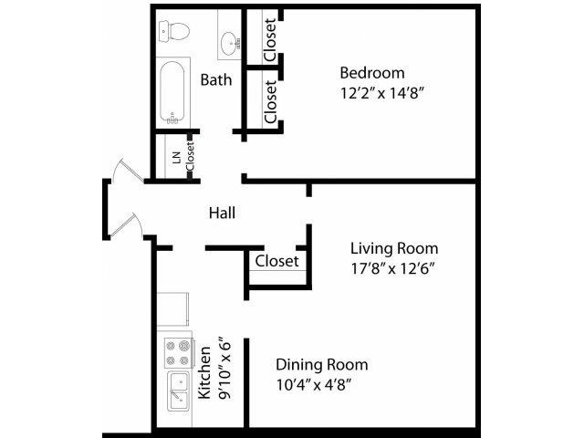 Floorplan - The Raleigh Apartments