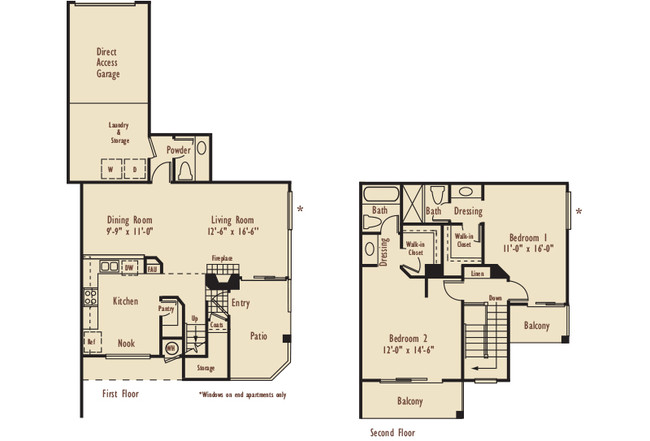 Floorplan - Aliso Creek Apartments