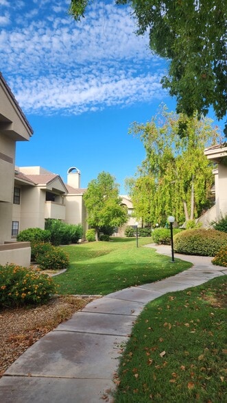 Landscaping with path - 6885 E Cochise Rd