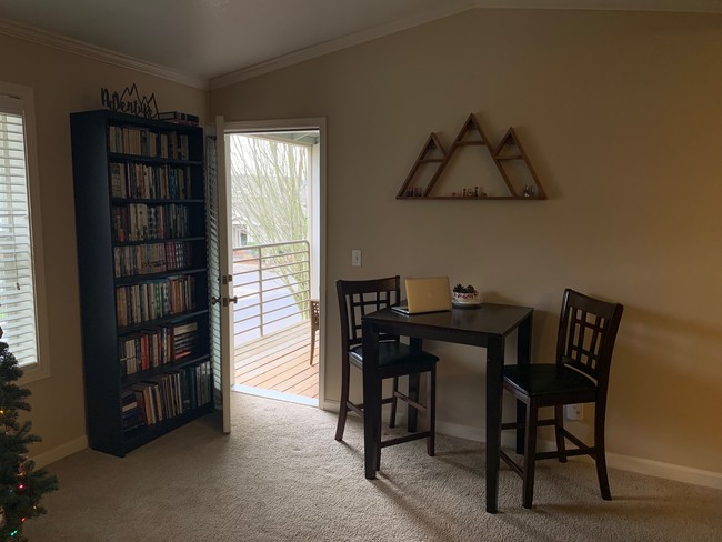 Entry to balcony from living room - 15058 NW Central Dr