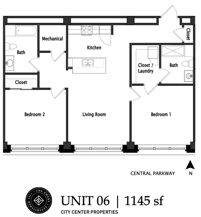Floorplan - The Emery