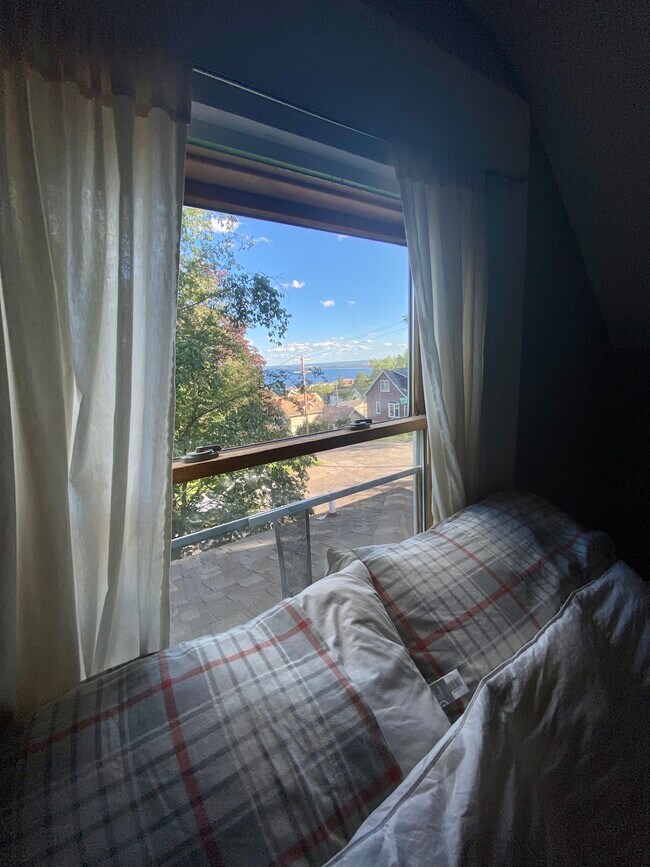 Lake view from the upstairs bedroom - 1301 E 7th St