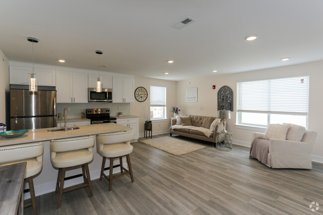 Living Area - The View at Manayunk Apartments