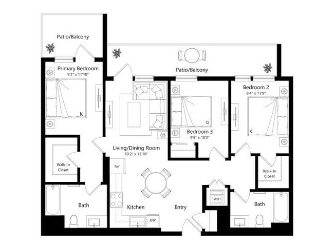 Floorplan - Lincoln/Broadway