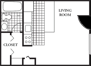 Studio - Southwest Village Apartments