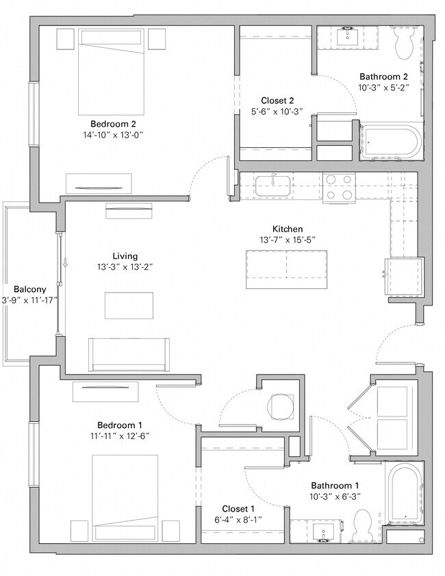 Floorplan - Melody on Main