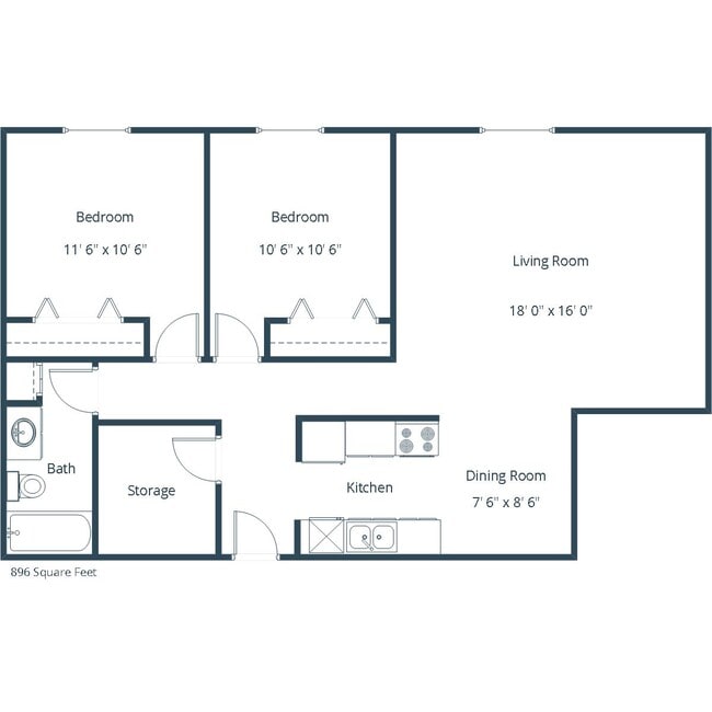 Floorplan - Sunwood Apartment Community