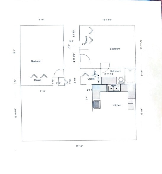 Floor plan - 414 10th Ave S