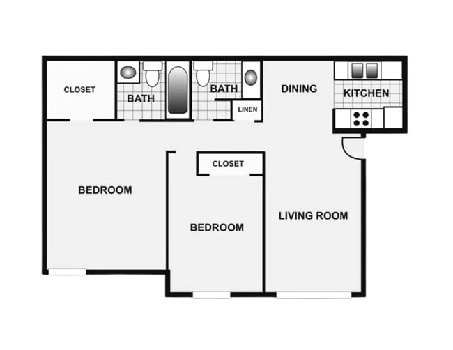 Floorplan - Oakmont Apartment Homes