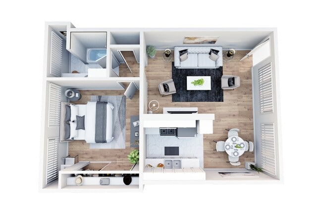 Floorplan - 13060 Burbank Blvd. Apartments