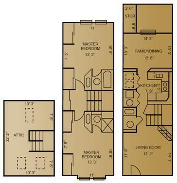 Building Photo - 2 Bedroom 2.5 Bathroom with Bonus Attic Ro...