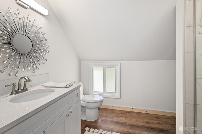 upstairs bathroom updated in 2023 - 4410 Thorp Cemetery Rd