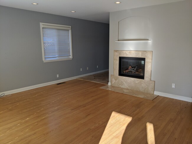 Living room/Gas fireplace - 2418 Villanova Rd