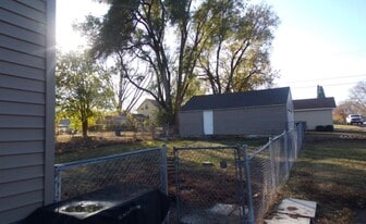 Fenced in yard