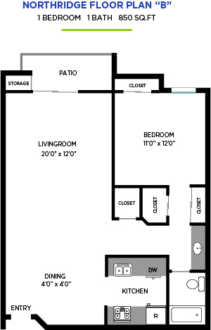 Floorplan - Northridge Gardens