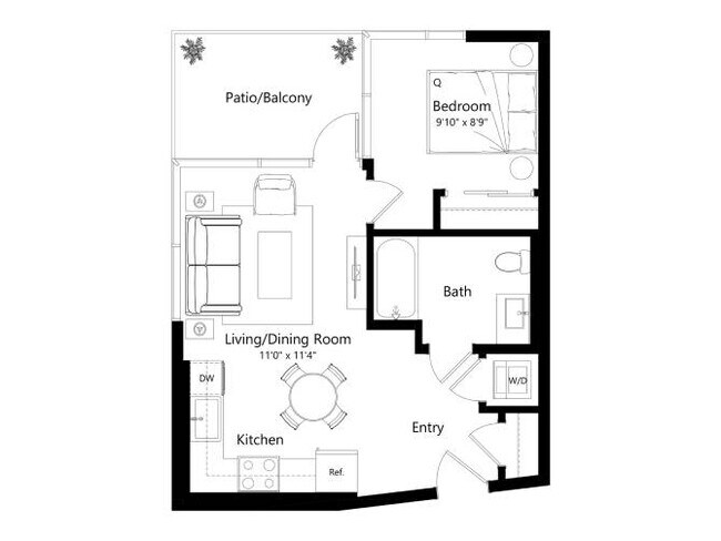 Floorplan - Lincoln/Broadway