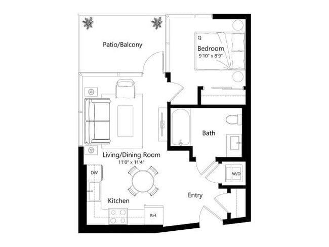Floorplan - The Santa Monica Collection - 1650 Lincoln