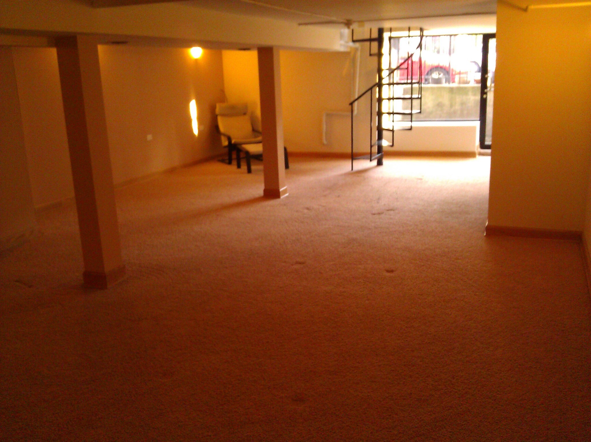 Cozy finished basement, new carpet. - 2740 W Haddon Ave